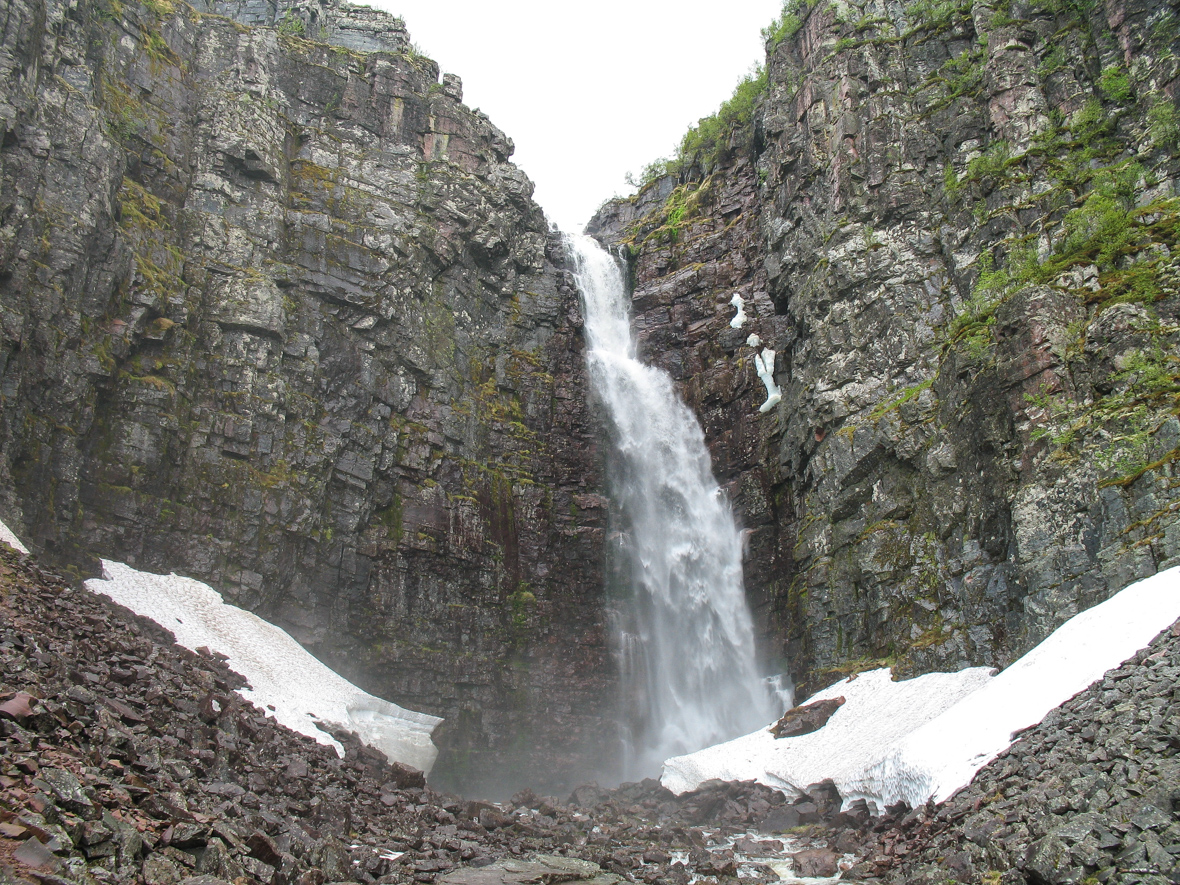 Njupeskär waterfall